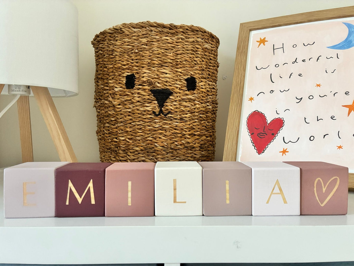 Blocks: Blush Bedroom