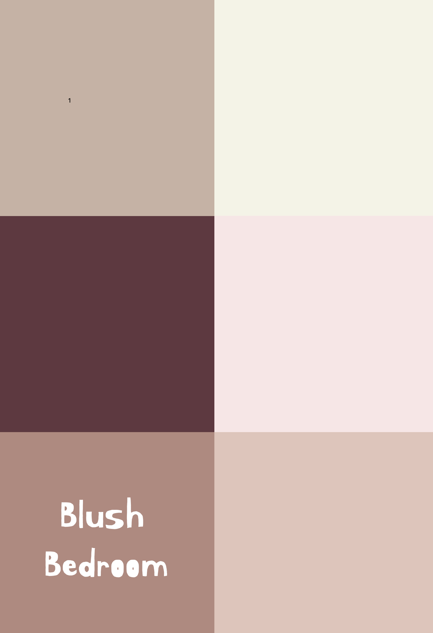 Blocks: Blush Bedroom